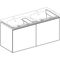 Geberit Waschtischunterschrank ACANTO 1190x535x476mm La m sandgrau Fr Gl sandg