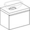 Geberit Waschtischunterschrank CITTERIO 734x543x504mm Fr Glas taupe/Korpus beige