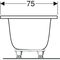 Geberit Badewanne TAWA Duo 1700x750x466mm weiß