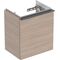 Geberit HWB-Unterschrank iCon 370x415x279mm TA li Eiche/Griff lav ma