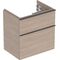 Geberit Waschtischunterschrank iCon 600x615x416mm verk. Ausl. Eiche/Griff La