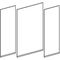 Geberit Tür Set für Spiegelschrank Option Plus 900mm