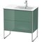 Duravit Waschtischunterbau XSQUARE 832x810x478mm Be rechts weiß supermatt