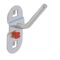 Schräghaken T14/40xØ6mm verz.f.Lochplatten 5St./Btl.RASTERPLAN