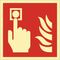 Brandschutzzeichen ASR A1.3/DIN EN ISO 7010/DIN 67510 Brandmelder Folie