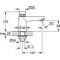 Grohe Selbstschl-Standventil EUROECO CT 1/2Zoll chr