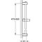 Grohe Brausestange EUPHORIA 600mm chr