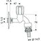 SCHELL Auslaufventil COMFORT mit RFV und RB, 1/2Zoll chrom