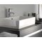 Duravit Waschtischunterbau KETHO 550x1400x496mm Becken links graphit matt