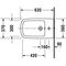 Duravit Wand-Bidet DURASTYLE m ÜL HLB 370x620mm 1 Hahnloch weiß