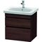 Duravit Waschtischunterbau DURASTYLE 448x580x610mm Kast. dunkel/kastanie dkl