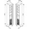 Keuco Hochschrank EDITION 11 350x1700x370mm Ans re we hgl