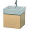 Duravit Waschtischunterbau L-CUBE 394x484x459mm mediterrane eiche