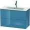 Duravit WT-Unterbau L-CUBE Compact 550x820x391mm stone blue hochglanz