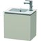 Duravit Waschtischunterbau L-CUBE 294x420x400mm Anschlag links taupe