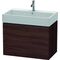Duravit Waschtischunterbau L-CUBE 544x784x459mm kastanie dunkel