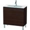 Duravit WTU Compact L-CUBE 704x820x391mm nussbaum gebürstet