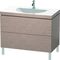 Duravit Möbelwaschtisch L-CUBE 1000x540mm o ÜL 1 HL eiche kaschmir