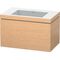 Duravit Waschtischunterbau L-CUBE m WT Vero Air 500x800x480mm o HL Ei geb