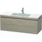 Duravit Waschtischunterbau L-CUBE m WT Vero Air 500x1200x480mm 1 HL pi sil