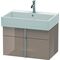 Duravit Waschtischunterbau VERO AIR 440x684x431mm cappuccino hochglanz