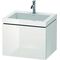 Duravit Waschtischunterbau L-CUBE m WT Vero Air 500x600x480mm 1 HL we hgl