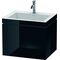 Duravit Waschtischunterbau L-CUBE m WT Vero Air 500x600x480mm 1 HL sw hgl