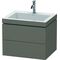 Duravit Waschtischunterbau L-CUBE m WT Vero Air 500x600x480mm 1 HL fla gr