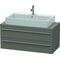 Duravit Konsolenunterschrank X-LARGE 440x1000x478mm flannel grey seidenmatt