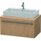 Duravit Konsolenunterschrank X-LARGE 440x900x548mm europäische eiche