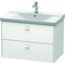 Duravit Waschtischunterbau BRIOSO Griffe Frontfarbe 561x820x479mm we matt