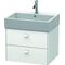 Duravit Waschtischunterbau BRIOSO Griffe Frontfarbe 442x584x459mm we matt