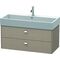 Duravit Waschtischunterbau BRIOSO Griffe chrom 442x984x459mm leinen