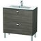 Duravit WT-Unterbau BRIOSO COMPACT Griffe chrom 683x820x389mm pine terra
