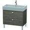Duravit Waschtischunterbau BRIOSO Griffe chrom 570x784x459mm pine terra