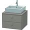 Duravit Konsolenunterschrank BRIOSO Griffe Frontfarbe 442x620x550mm bas matt