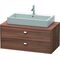 Duravit Konsolenunterschrank BRIOSO Griffe chr 442x1020x550mm nussbaum natur