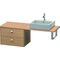 Duravit Konsolenunterschrank BRIOSO Griffe chr 442x620x480mm europ. eiche