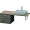 Duravit Konsolenunterschrank BRIOSO Griff chrom 442x520x550mm pine terra
