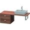 Duravit Konsolenunterschrank BRIOSO Griffe chr 442x520x550mm nussbaum natur