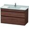 Duravit Waschtischunterbau DURASTYLE 470x1000x618mm nussbaum dunkel