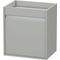 Duravit Unterschrank KETHO 360x500x550mm Ans links betongrau matt