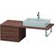 Duravit Konsolenunterschrank L-CUBE 400x520x547mm nussbaum dunkel