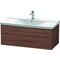 Duravit Waschtischunterbau L-CUBE 1020x481x405mm nussbaum dunkel