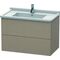 Duravit Waschtischunterbau L-CUBE 469x820x558mm leinen