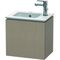 Duravit Waschtischunterbau L-CUBE 294x420x400mm Anschlag rechts leinen