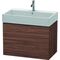 Duravit Waschtischunterbau L-CUBE 544x784x459mm nussbaum dunkel