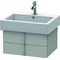 Duravit Waschtischunterbau VERO 431x550x298mm betongrau matt