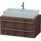 Duravit Konsolenunterschrank X-LARGE 440x900x548mm nussbaum dunkel
