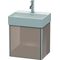 Duravit Waschtischunterbau XSQUARE 397x434x340mm Türansch li capp hochglanz